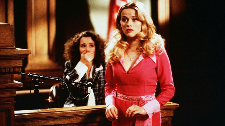 Reese Witherspoon is perhaps best known from her roles as Elle Woods in Legally Blonde. Pic: Tracy Bennett/Mgm/Kobal/Shutterstock