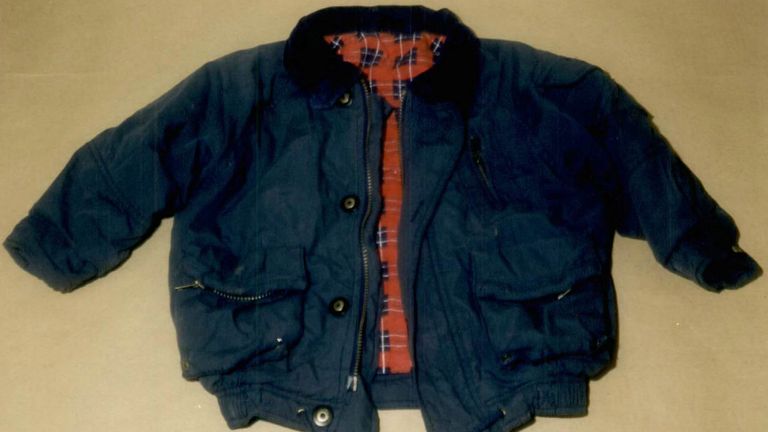 Undated handout photo issued by Crown Prosecution Service of the clothes Rikki Neave was wearing when he was killed and were recovered from a bin near to the spot where his body was found. Issue date: Thursday January 20, 2022.
