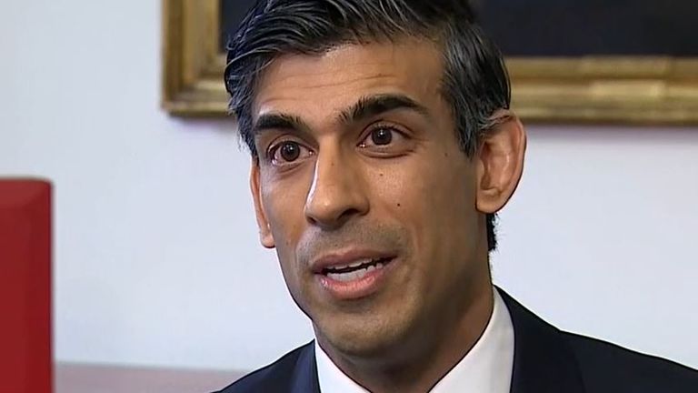 Rishi Sunak says he 'believes' the prime minister over Downing Street parties
