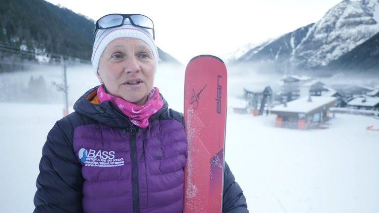 Shona Tate a aidé à fonder une école de ski à Chamonix il y a 18 ans