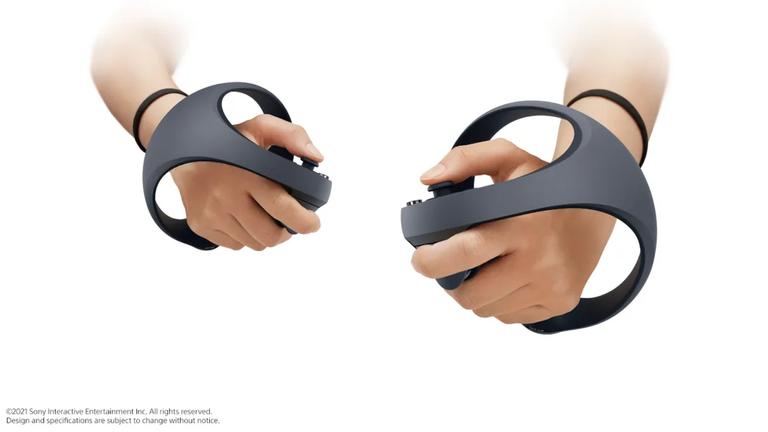 The orb-shaped Sense VR controllers were unveiled by Sony last year. Pic: Sony