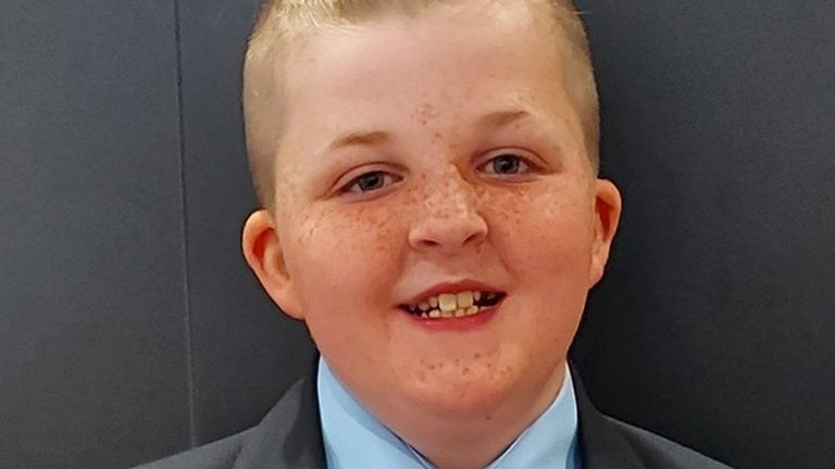 Source: family handout via Lincolnshire Police.
Ted Vines, 12-year-old killed in car collision in Bardney Lincolnshire, 16 January.