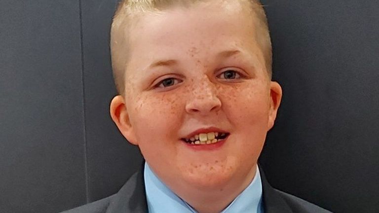 Source: family handout via Lincolnshire Police.
Ted Vines, 12-year-old killed in car collision in Bardney Lincolnshire, 16 January.