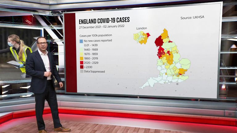 Sky News'  Thomas Moore examine la récente augmentation des cas de COVID-19 au Royaume-Uni