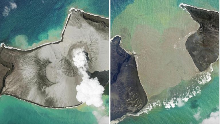 2 way Tonga comp - Volcano eruption