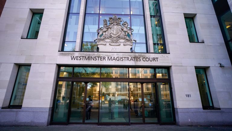 Westminster Magistrates&#39; Court in London. File pic: AP