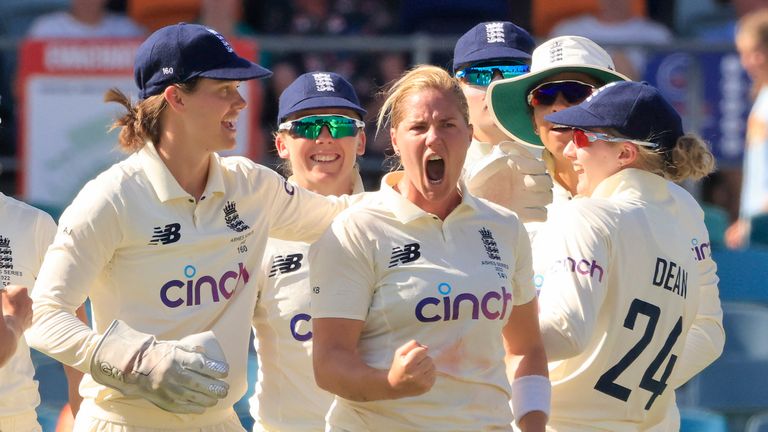 Katherine Brunt, England, Women&#39;s Ashes Test (Getty)
