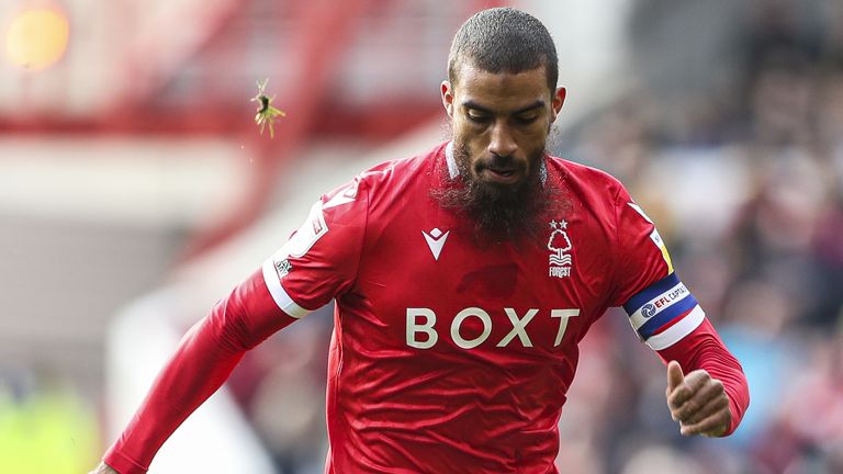 Lewis Grabban of Nottingham Forest (File Pic)