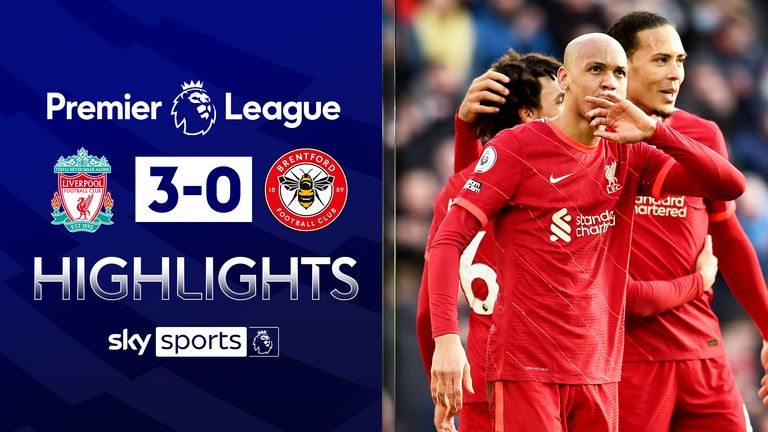 Liverpool 3-0 Brentford Premier League highlights | Video Watch TV Show | Sky Sports