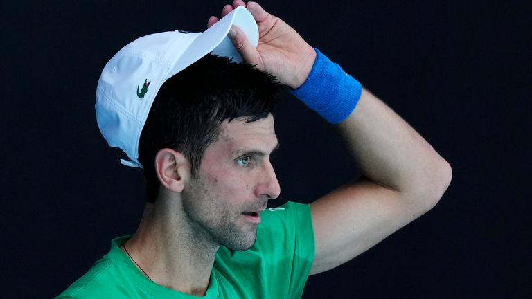 Novak Djokovic awaits to find out if he will be able to stay in Australia