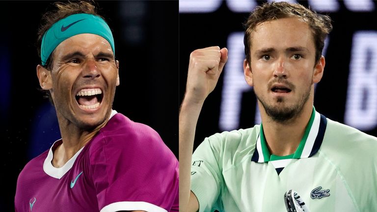 Rafael Nadal and Daniil Medvedev - Australian Open