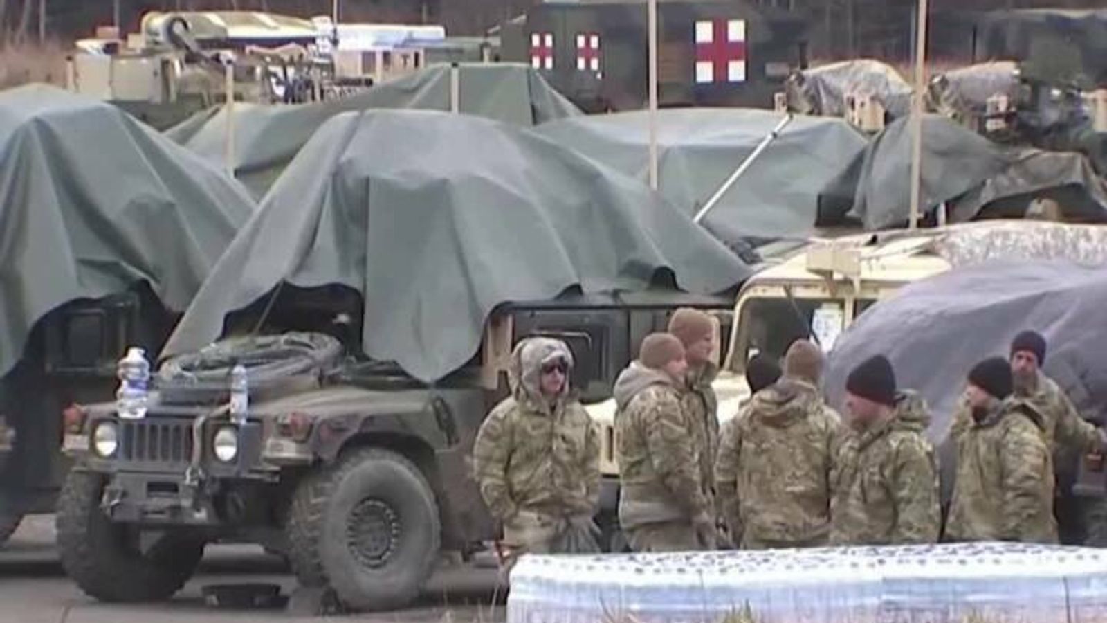 US troops set up camp in Poland near Ukraine border | News UK Video ...