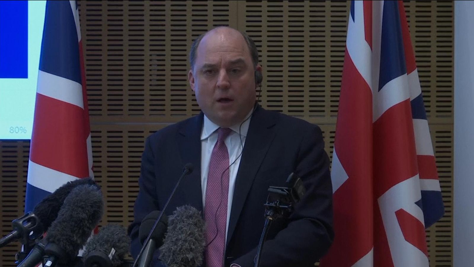 Ukraine crisis Ben Wallace says he 'heard very clearly