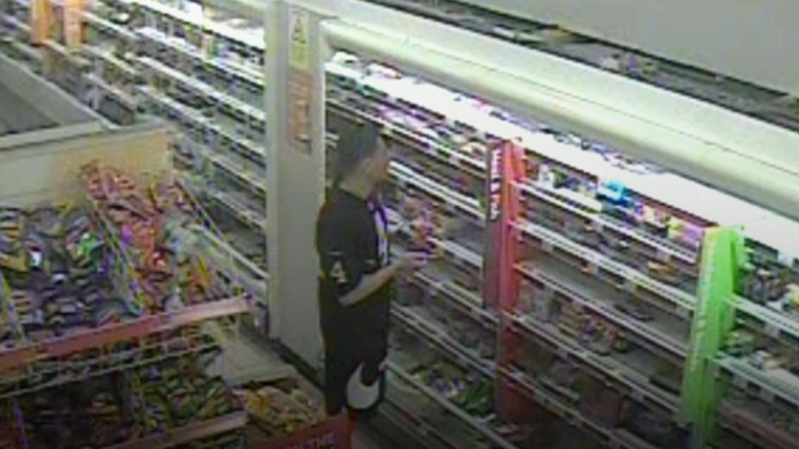 Watch CCTV footage of man accused of injecting blood into food at