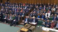 Prime Minister Boris Johnson speaks during Prime Minister's Questions in the House of Commons, London. Picture date: Wednesday February 2, 2022. 
