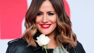 Caroline Flack arrives at the Brit Awards at the O2 Arena in London, Britain, February 21, 2018. REUTERS/Eddie Keogh
