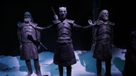 Costumes on display during a preview day of the Game of Thrones Studio Tour at the Linen Mill Studios in Banbridge, Northern Ireland, which opens to the public on February, 4th. Picture date: Wednesday February 2, 2022.
