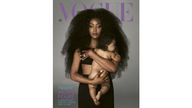 Naomi Campbell and her daughter on the front cover of British Vogue, March 2022 edition. Pic: Steven Meisel/British Vogue