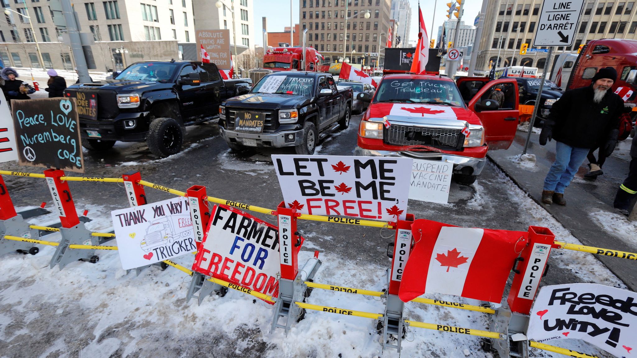 Freedom Convoy Why are Canadian truckers protesting and where else is