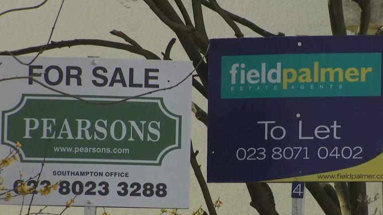 'For sale' sign
