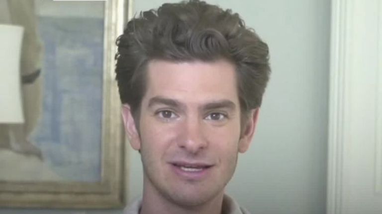 ‘They were the first reality television show family’, says Andrew Garfield who drew comparisons between Tammy Faye and Jim with the youth of today.