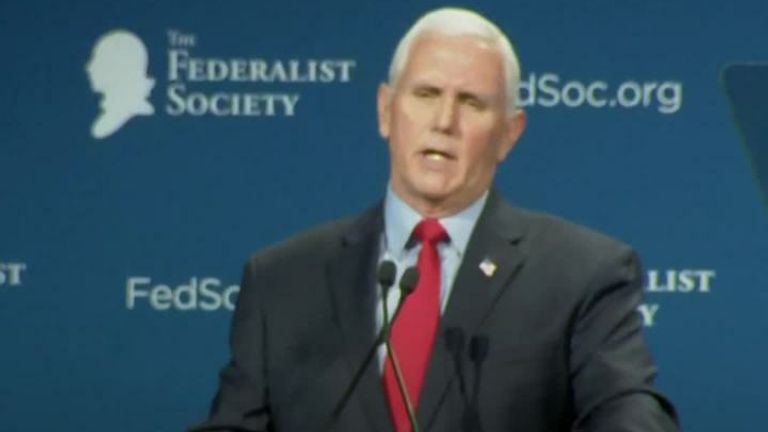 Mike Pence has dismissed claims made by Donald Trump that he could have overturned the result of the 2020 election.