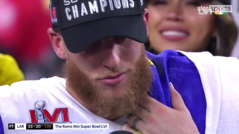 Cooper Kupp earns Super Bowl MVP | Video | Watch TV Show | Sky Sports