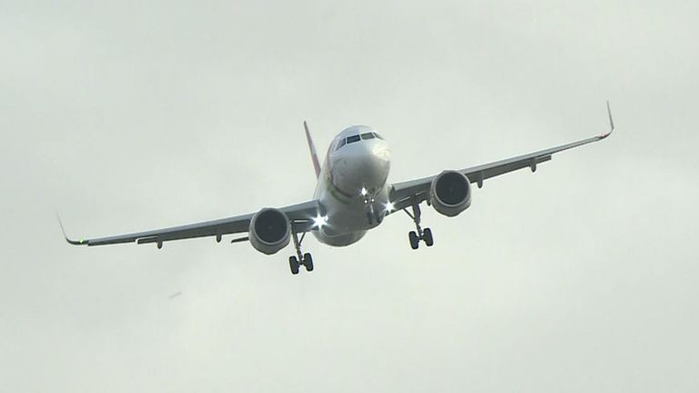 Air Portugal jet aborts landing at Heathrow