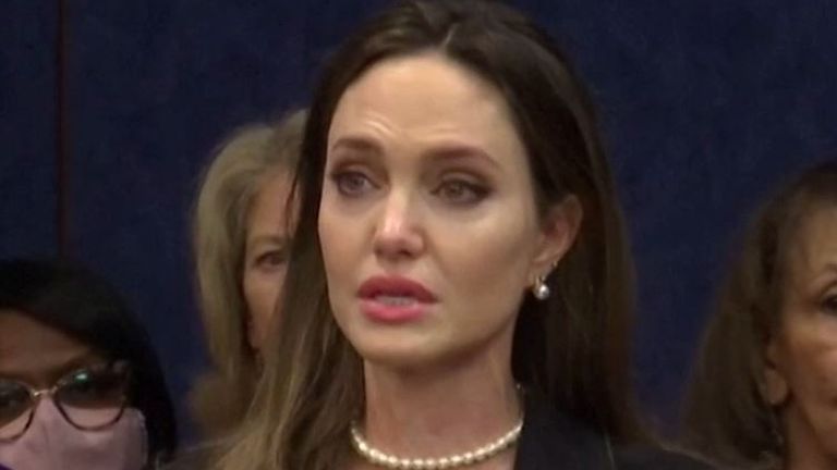 Angelina Jolie delivers emotional statement to US Senate