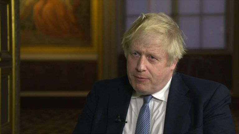 The Prime Minister has told BBC One&#39;s Sunday Morning show that intelligence suggests Russia could be planning the &#39;biggest war in Europe since 1945&#39;. Credit: Sunday Morning / BBC One