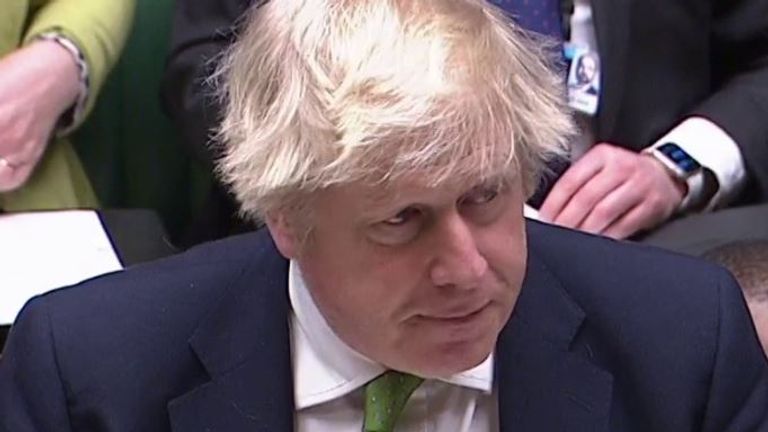 Boris Johnson announces specific sanctions on Russia over Ukraine