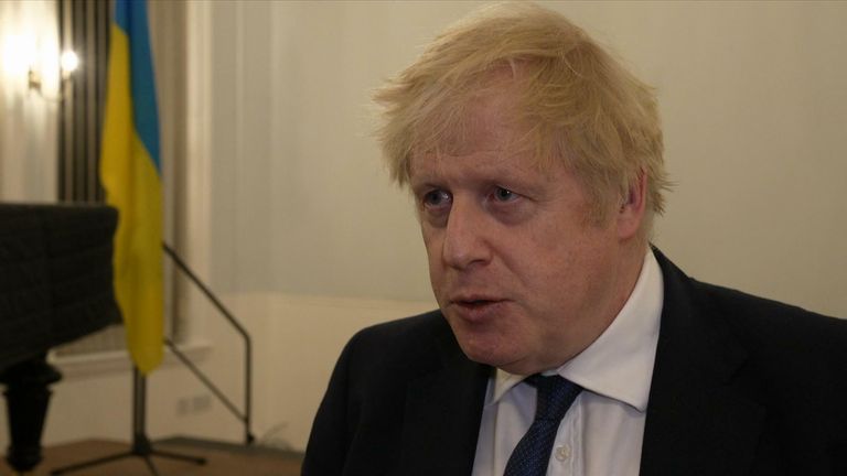 Boris Johnson says Ukrainians will be able to bring family members with them
