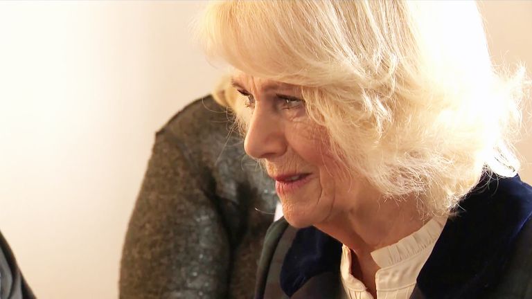 The Duchess of Cornwall visits a school in Bath