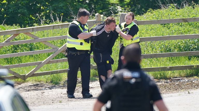Daniel Boulton stabbed an off-duty officer in the leg before he was arrested