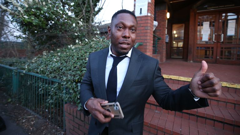 The 36-year-old rapper, whose real name is Dylan Mills, denies assaulting Cassandra Jones