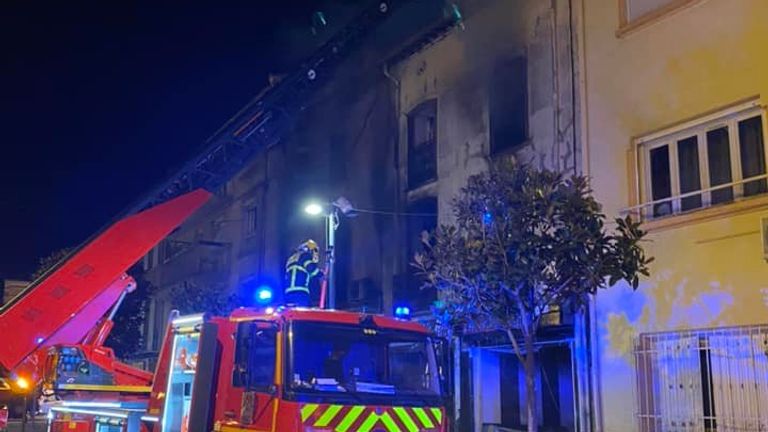 At least seven people, including a newborn baby, have been killed following an explosion and fire which broke out in southwestern France.

The newborn baby was one of two children killed during the incident, according to local media reports.
