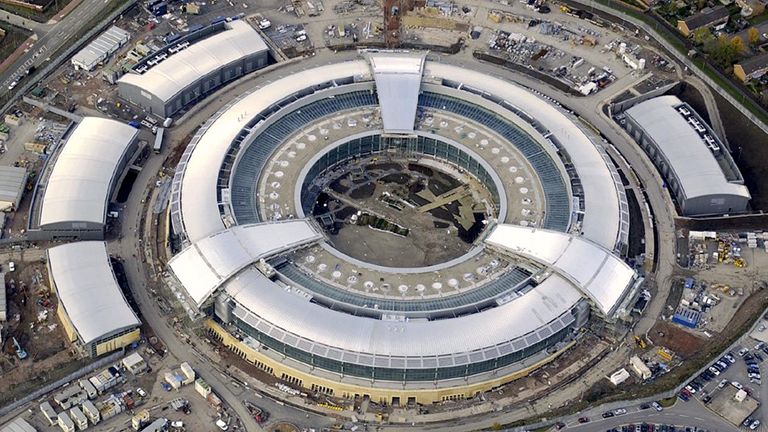 Mandatory Credit: Photo by Shutterstock (402789a)
THE NEW GCHQ BUILDING KNOWN AS THE GIANT DOUGHNUT
NEW GCHQ (GOVERNMENT COMMUNICATIONS) ON THE A40 OUTSIDE CHELTENHAM, BRITAIN - 2003