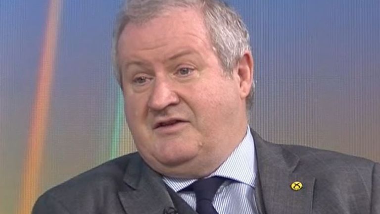 Ian Blackford defends his decision to walk out of the Commons after saying the prime minister misled the House