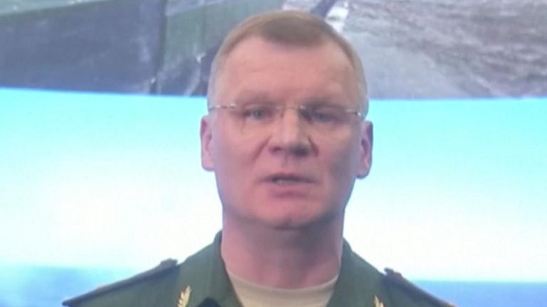 Russian defence spokesperson says some troops are returning from their exercises near Ukraine