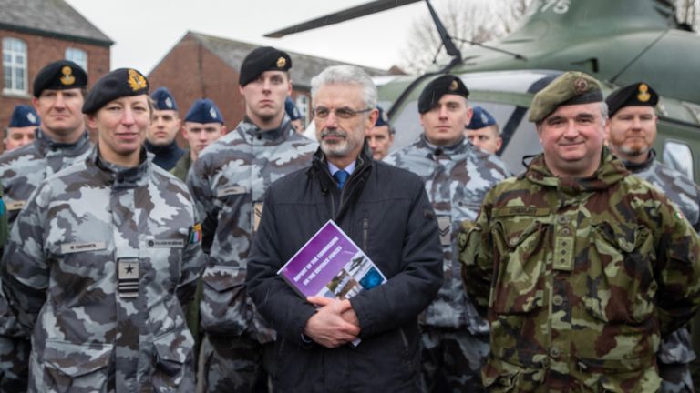 The Commission on the Defence Forces report said that Ireland is an "outlier" among Western Europe