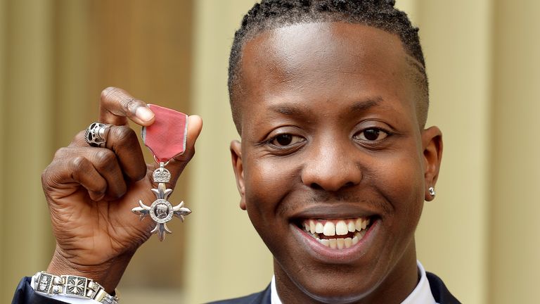 File photo dated 26/03/15 of Jamal Edwards with his Member of the British Empire (MBE), after it was awarded to him by the Prince of Wales at an Investiture Ceremony, at Buckingham Palace in central London. British entrepreneur Jamal Edwards has died at the age of 31, according to the BBC. Issue date: Sunday February 20, 2022.

