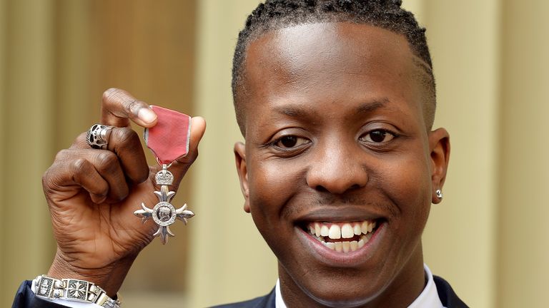 File photo dated 26/03/15 of Jamal Edwards with his Member of the British Empire (MBE), after it was awarded to him by the Prince of Wales at an Investiture Ceremony, at Buckingham Palace in central London. British entrepreneur Jamal Edwards has died at the age of 31, according to the BBC. Issue date: Sunday February 20, 2022.

