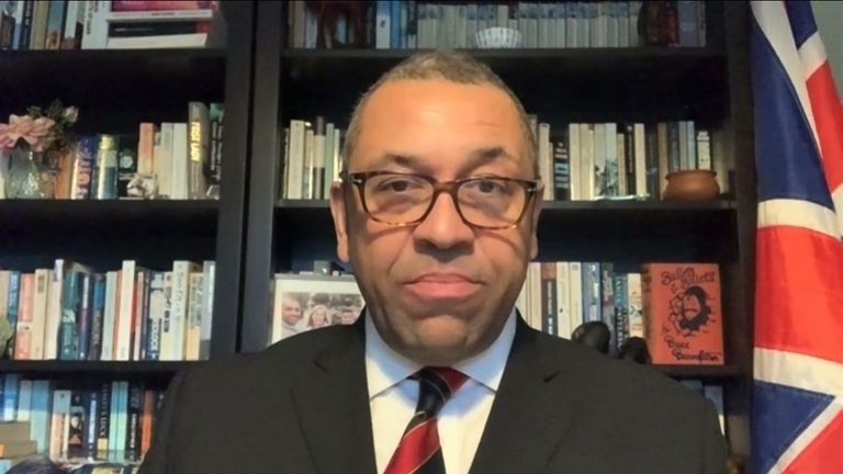 James Cleverley said: "Because of ... the vaccination program and the booster program, we have broken the link between infections and hospitalizations. 