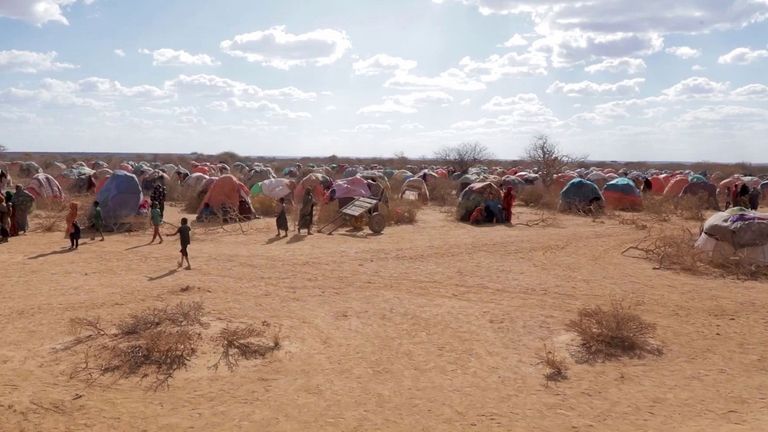 The border of Ethiopia and Somalia has not seen any rain for three years