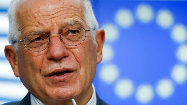EU foreign policy chief Josep Borrell has said the actions of Mr Dodik are &#39; jeopardising the stability of the country&#39;.