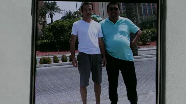Jusereye met with the man on right when he arrived in Dubai