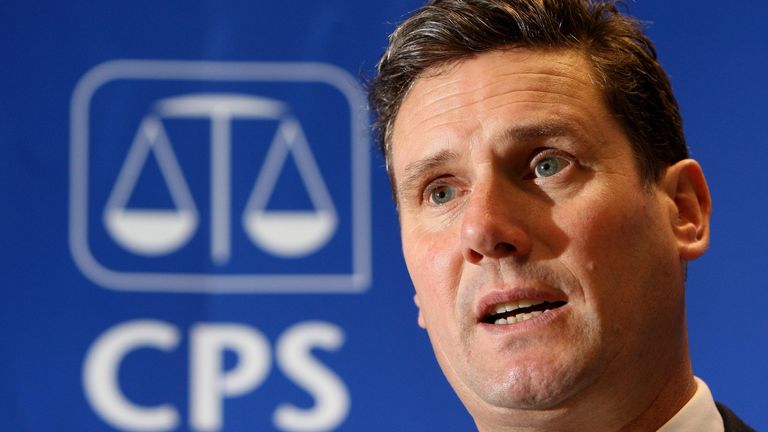 Keir Starmer in 2009, when he was director of public prosecutions