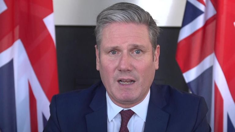 Sir Keir Starmer calls for harsher sanction on Russia, saying Putin &#39;believes we&#39;re too corrupted to do the right thing&#39;.