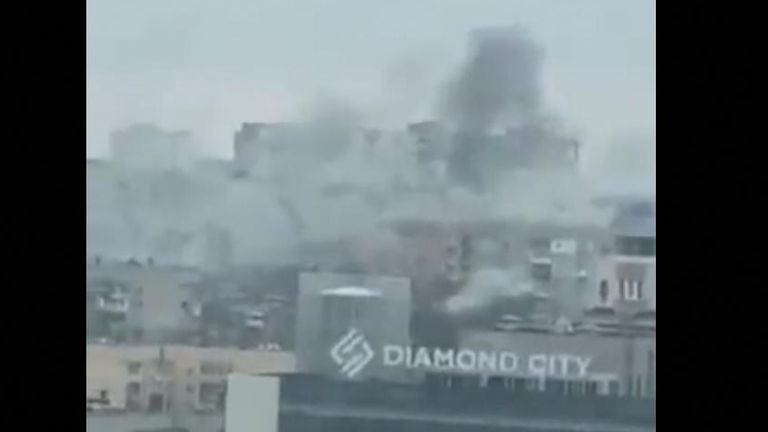 Bombs land in Kharkiv