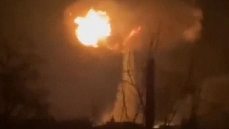 Gas pipeline in Kharkiv - wrecked by the Russians. Pic: State Service of Special Communications 